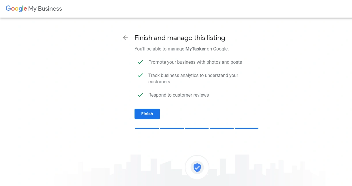 add business contact details for google listing
